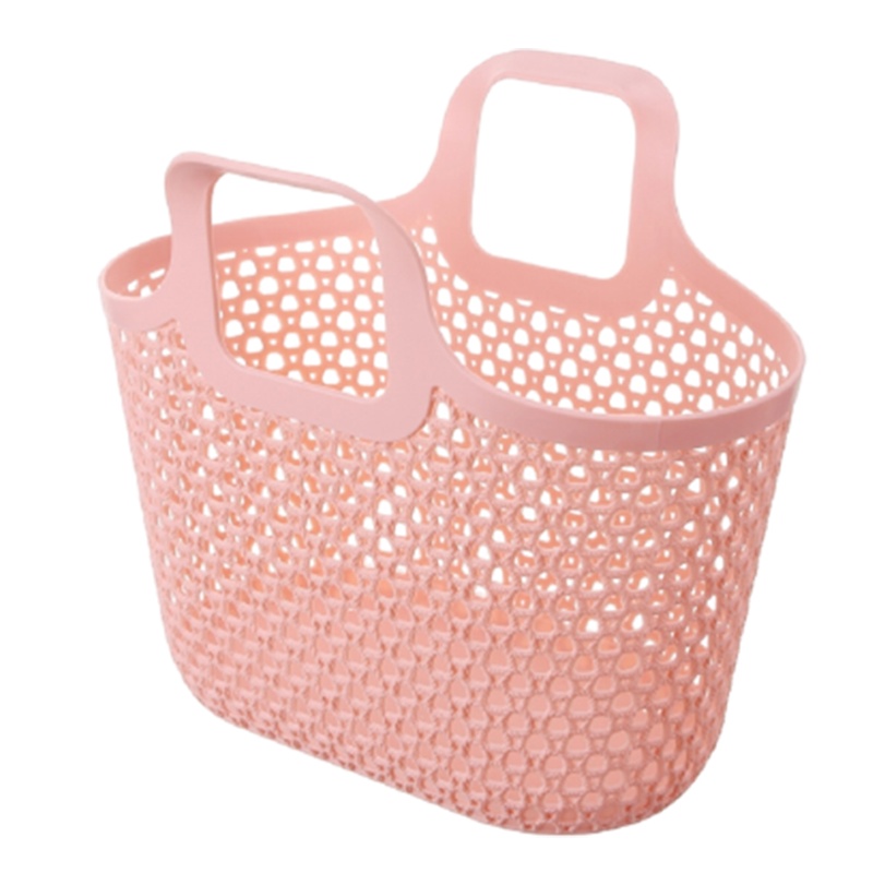 学生宿舍澡堂洗澡篮子法耐手提浴室可爱收纳筐洗漱用品沐浴蓝收纳篮