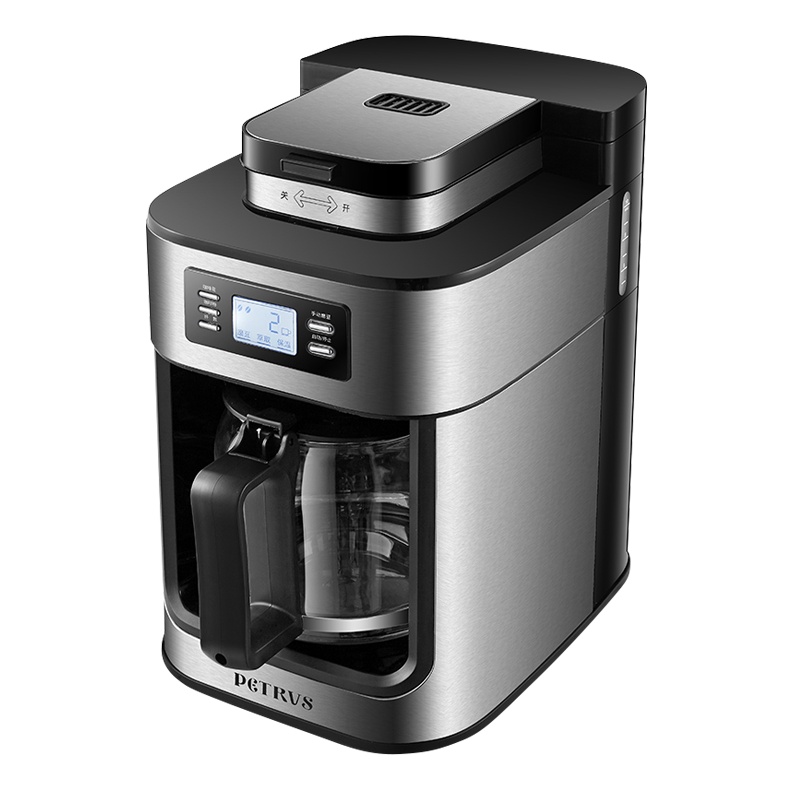 柏翠 PE3200咖啡机家用全自动美式现磨一体机煮咖啡机小型