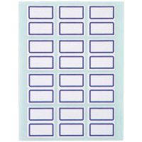 得力7194不干胶办公标签贴 价格标贴小标签贴纸 分类口取纸强粘性 24x27mmx12枚