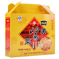 [中华特色]高邮馆 扬州特产 三和四美酱菜 早餐下饭小菜 190克*6瓶礼盒装 年货福利 华东