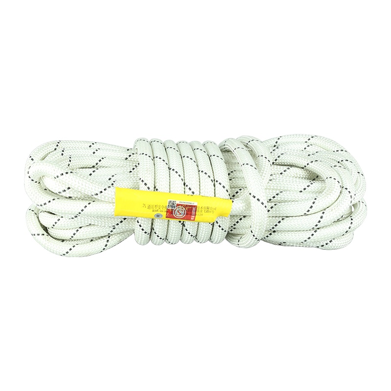 东安3C认证家用应急包消防安全绳火灾自救逃生绳阻燃耐磨轻型逃生绳直径16mm长度15米配双钢挂钩消防登山绳救援绳