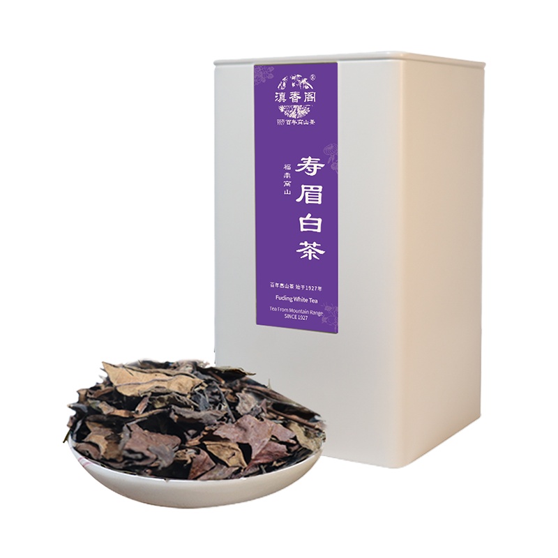 滇香阁 正宗福鼎白茶春茶寿眉散茶50g罐装 核心产区白茶地理标志产品