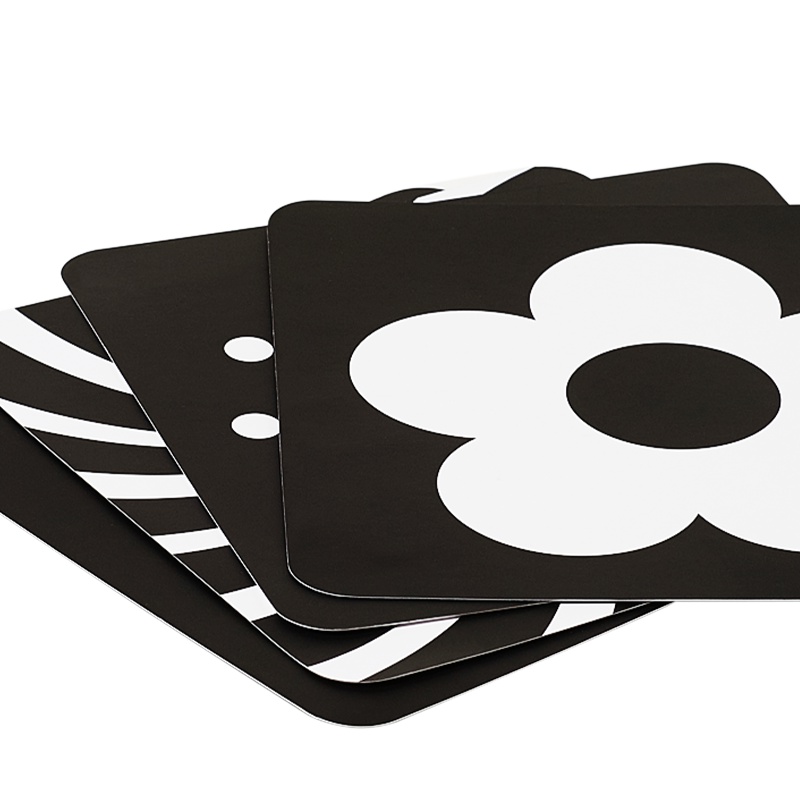 [预售至10.3日]babycare黑白视觉激发卡片4盒 新生婴儿早教 0-3个月宝宝追视闪卡彩色 7332