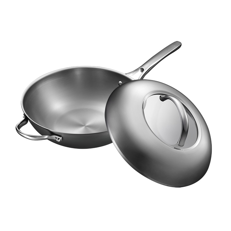 爱仕达炒锅健康钛少油烟炒锅 电磁炉明火通用炒菜锅 32CM CT32Z1C