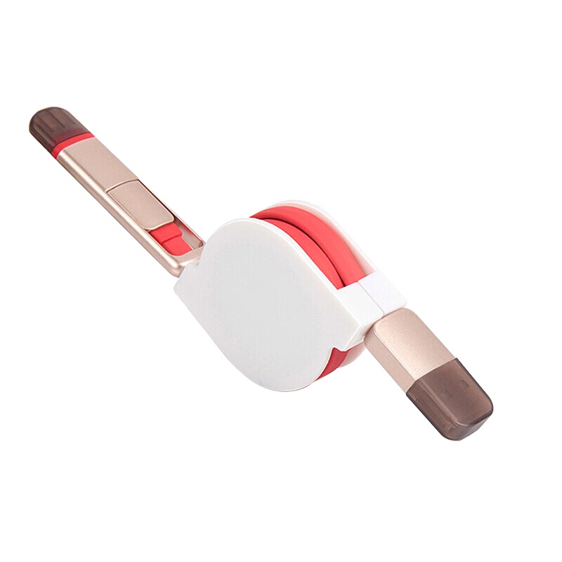 爱國者igoz 二合一伸缩数据线 S5 多功能苹果安卓两用充电数据线（单位：件）