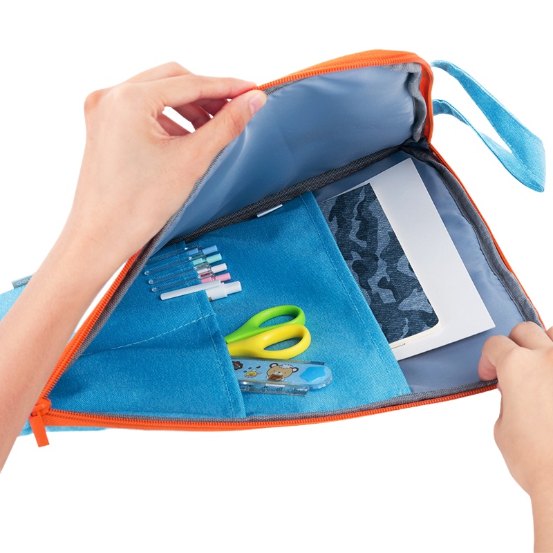 得力72449拉链袋(浅蓝)