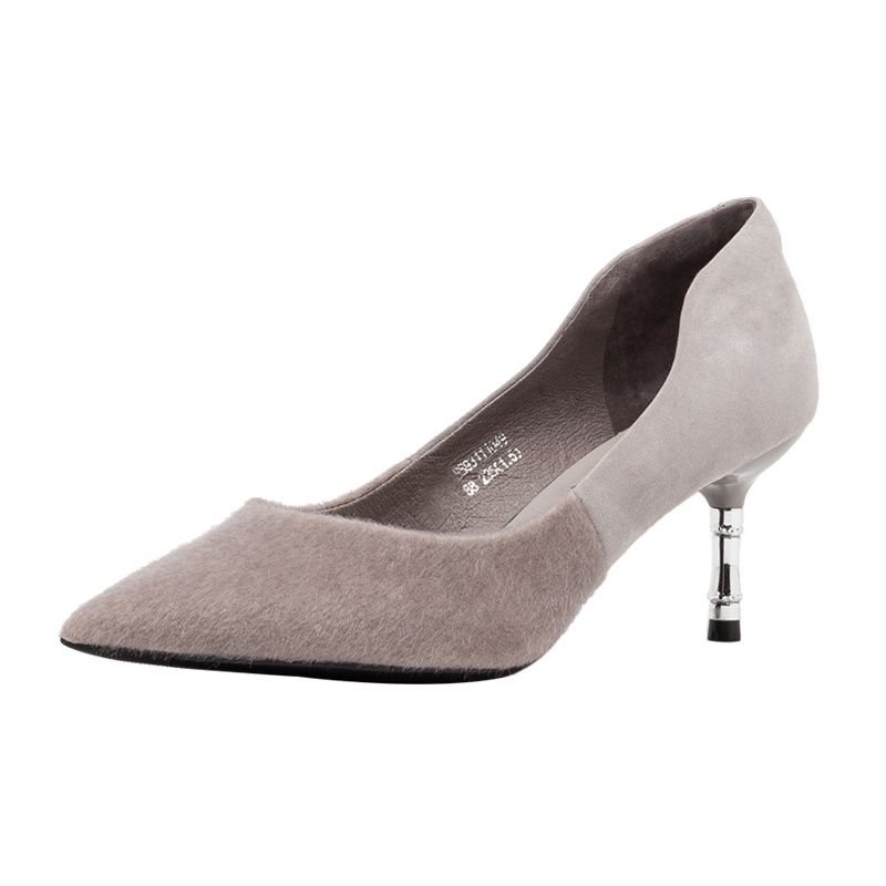 星期六(ST&SAT)秋季新款尖头浅口细跟高跟单鞋女鞋SS93111049