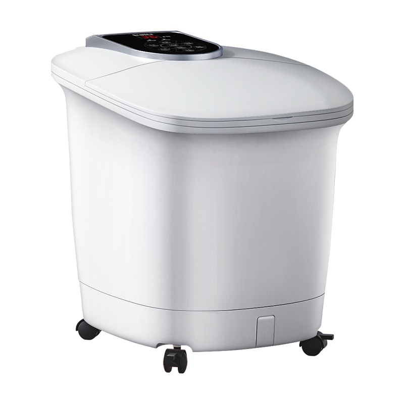 蓓慈(beici)足浴器BZ525家用智能冲浪加热电动滚轮按摩足浴盆环保PP材质泡脚桶洗脚盆 吴昕同款