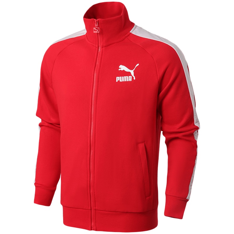 PUMA彪马男装T7运动服休闲保暖加绒针织外套530268