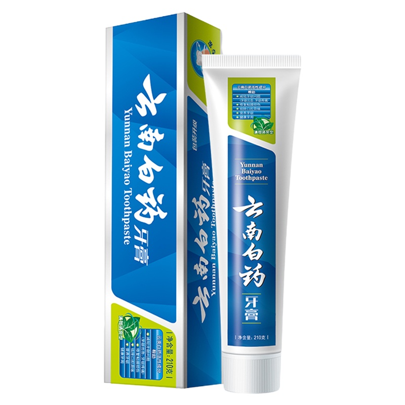 云南白药 牙膏210g薄荷清爽型 单支装