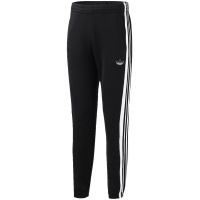 adidas阿迪达斯三叶草男裤运动服经典三条纹休闲针织长裤ED6255