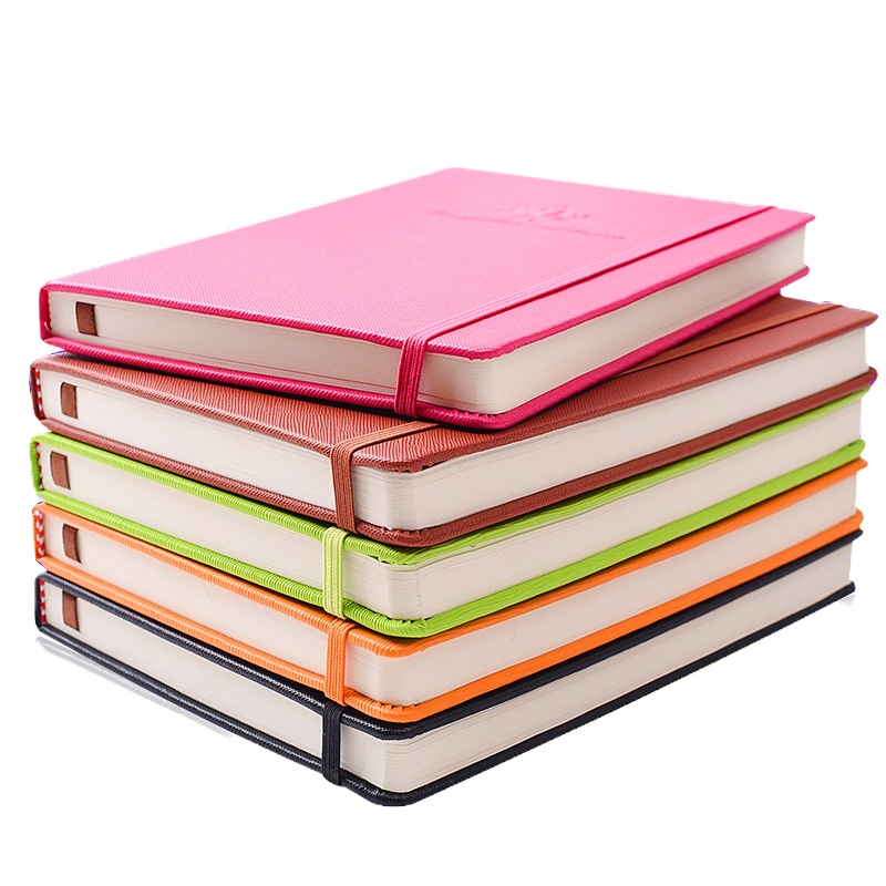 正彩4302A皮面笔记本A5商务记事本加厚皮本子办公用品文具可定制