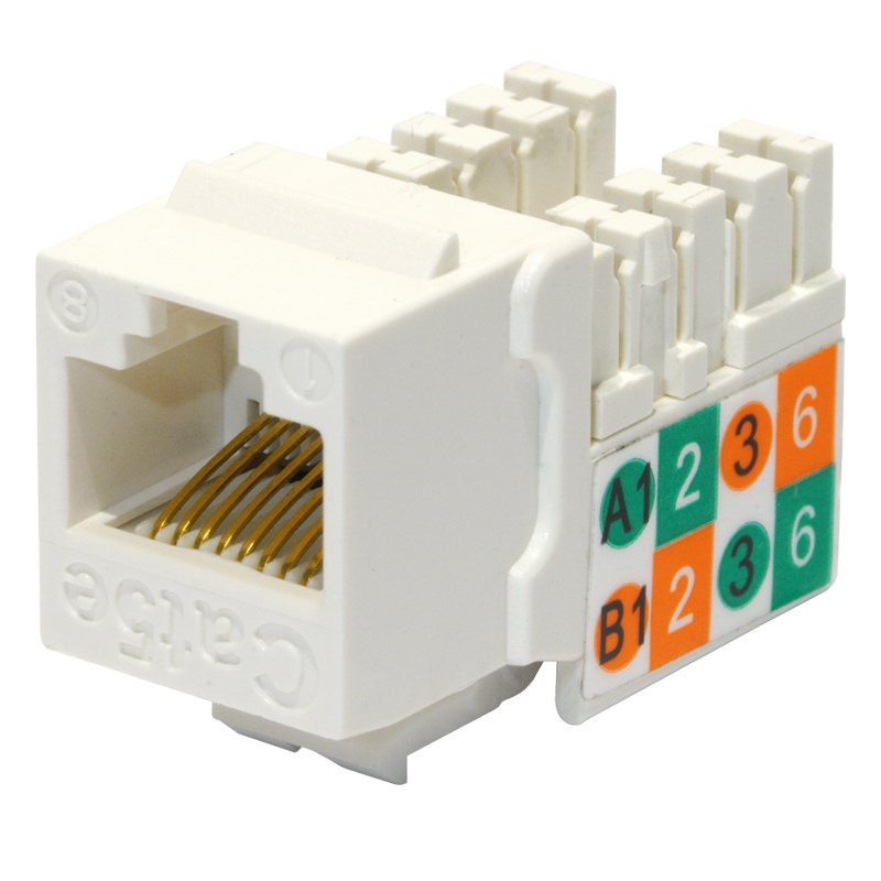 柯菲林 kevolin FT-M45K5E RJ45非屏蔽超五类网络信息模块(DX)
