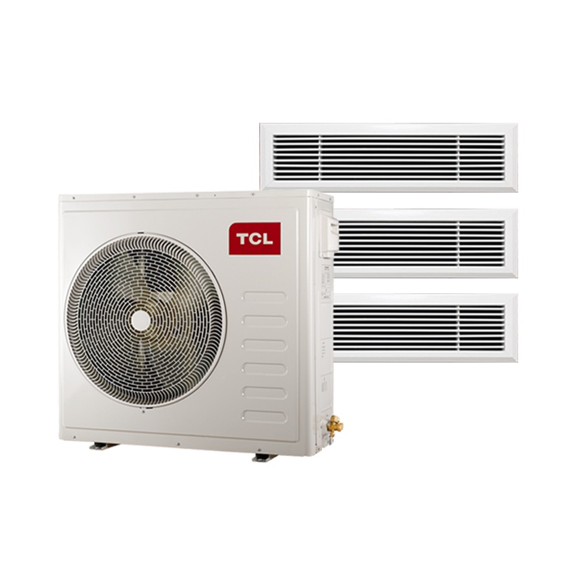 TCL中央空调 4匹一拖三 变频冷暖 一级能效 嵌入式风管小多联机 适用80-95㎡TMV-Vd100W/N1