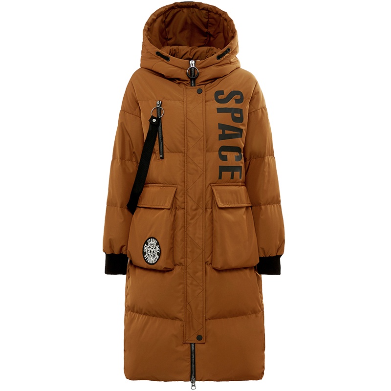 波司登宽松韩版冬季外套女长款潮连帽羽绒服潮