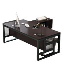 顶鸿DH-HY0344办公家具办公桌组合 职员工电脑桌屏风工位简约单人老板桌椅 桌柜组合 总长2米