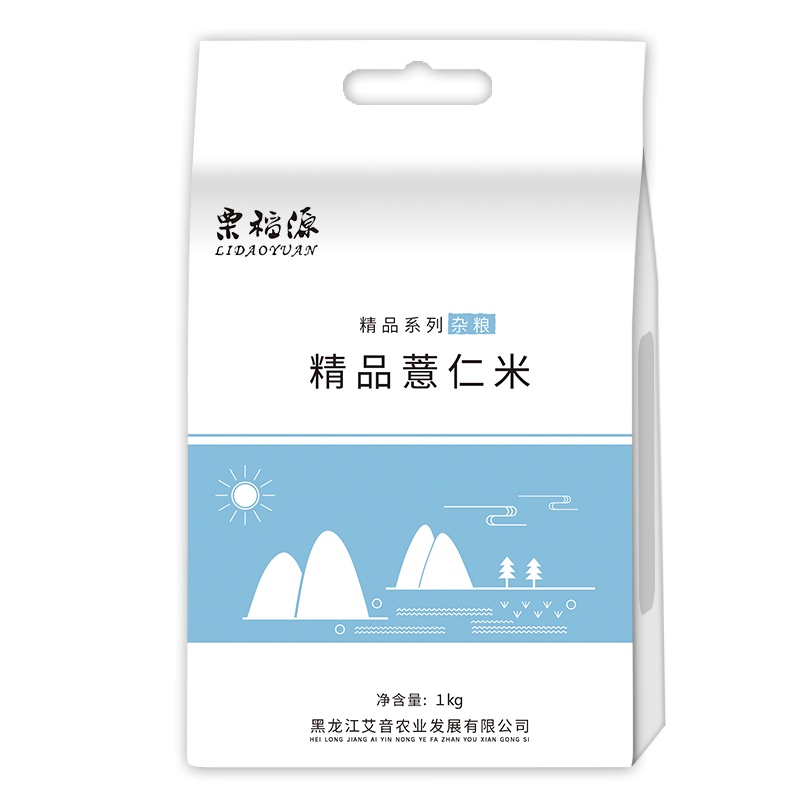 栗稻源 五谷杂粮精品薏仁米1kg(五谷粗粮 薏苡 红豆薏米粥原料)免邮
