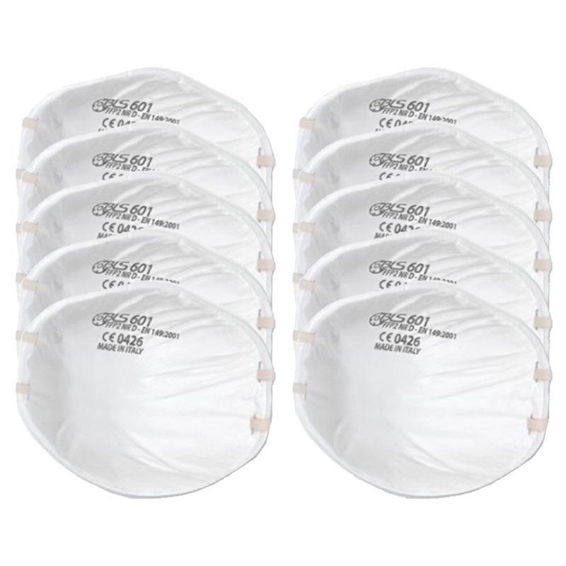 [意大利产]BLS 601口罩 欧洲FFP2过滤级别防护口罩 10片/每盒