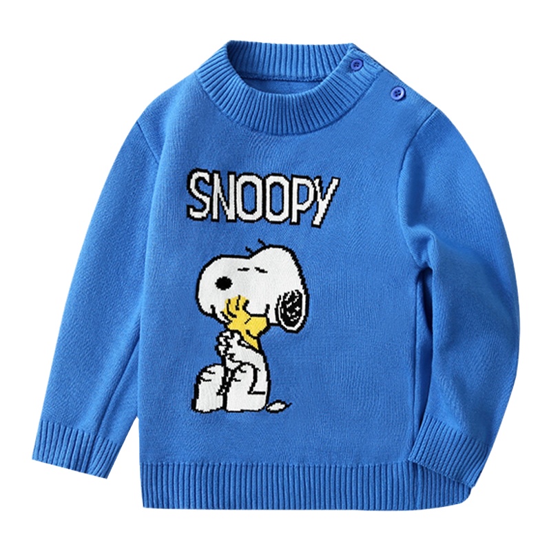 史努比SNOOPY童装儿童毛衣男童春秋新款毛衫男宝宝长袖上衣