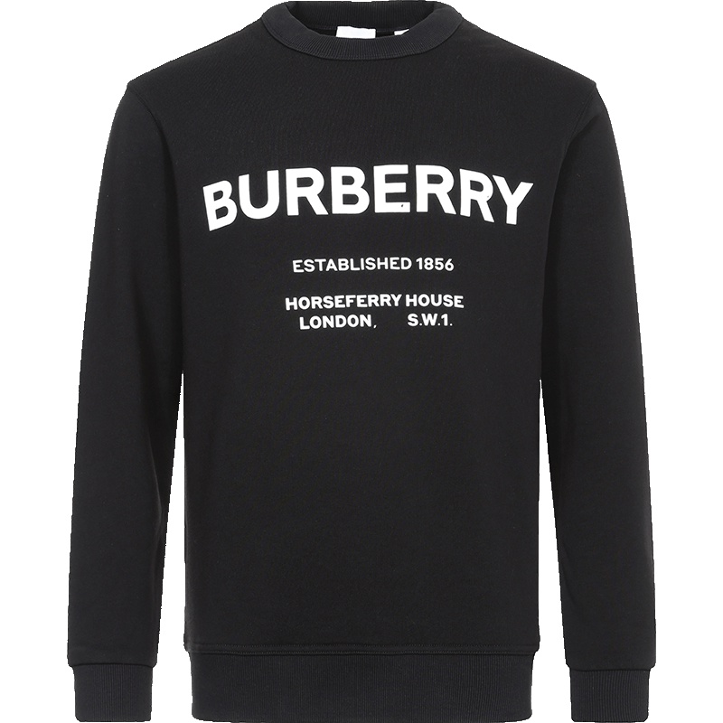 BURBERRY 博柏利 男款棉质圆领卫衣运动衫 80172281