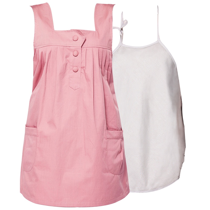 [苏宁自营]婧麒防辐射服孕妇装正品孕妇防辐射衣服银纤维肚兜围裙连衣裙四季jc8303A