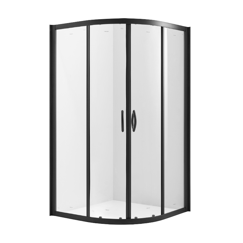 法恩莎卫浴浴室浴房扇形弧形干湿分离简易整体淋浴房FDF18D42-1浴室玻璃隔断