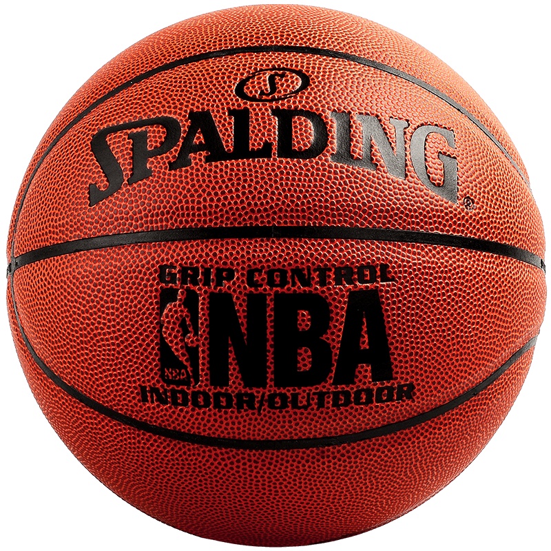 斯伯丁SPADLING篮球室内外通用NBA经典掌控5号青少年比赛篮球 74-672Y