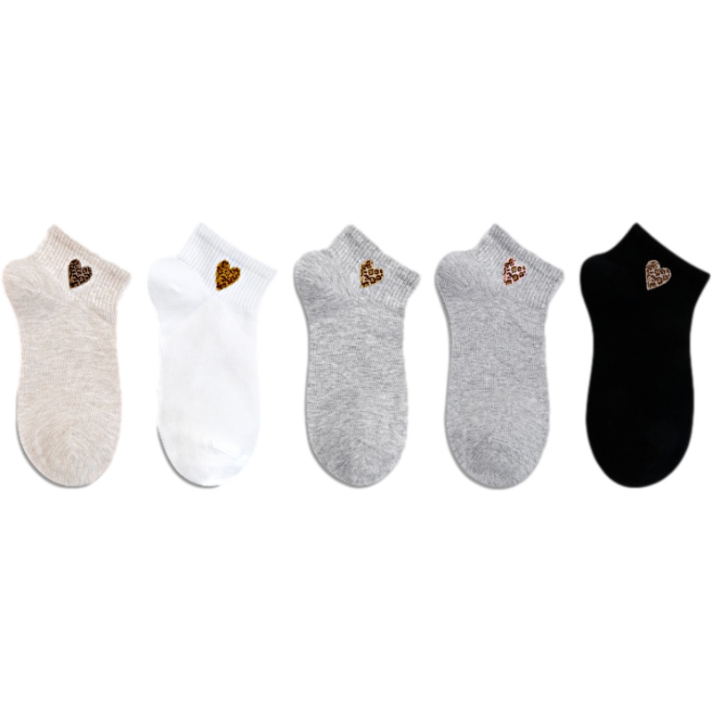 蓓乐妃袜子女短袜棉质祙子春夏季浅口运动透气吸汗少女配板鞋全棉线白色日系可爱低帮袿