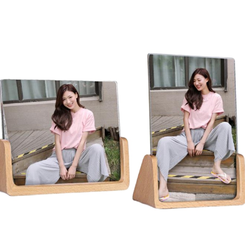 欧式木质相框 摆台创意6寸亚克力 现代木质相框