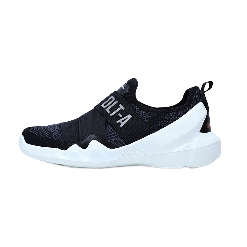 Skechers斯凯奇情侣DLTA懒人休闲鞋 一脚套潮鞋熊猫鞋 88888101