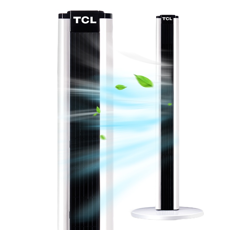 TCL电风扇塔扇无叶风扇落地扇便携机械款普通版-90CM