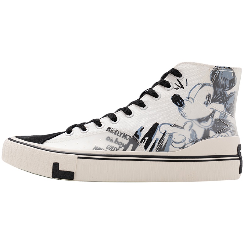 李宁迪士尼 | 李宁联名系列男子高帮经典休闲鞋AGCQ281-1