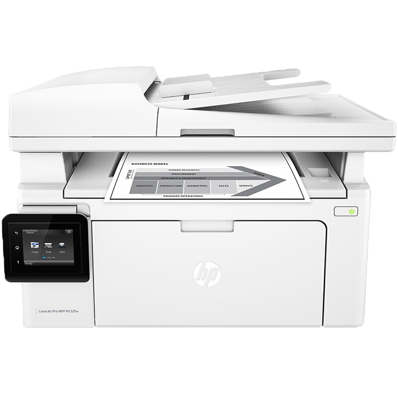 惠普(HP) LaserJet Pro MFP M132fw 黑白激光多功能一体机