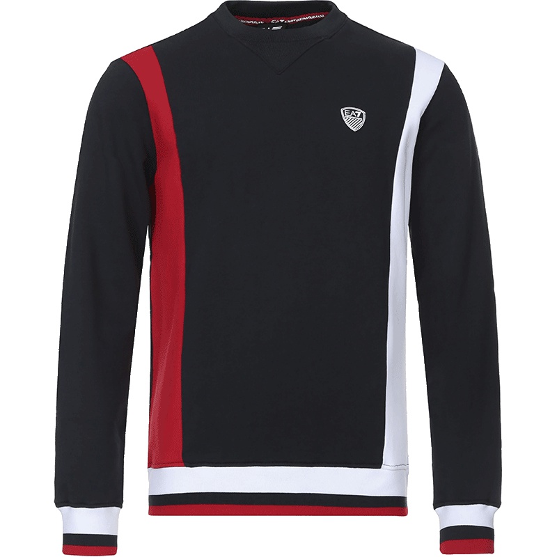 EMPORIO ARMANI EA7 阿玛尼 男士棉质圆领长袖运动衫卫衣 3GPM83 PJ11Z