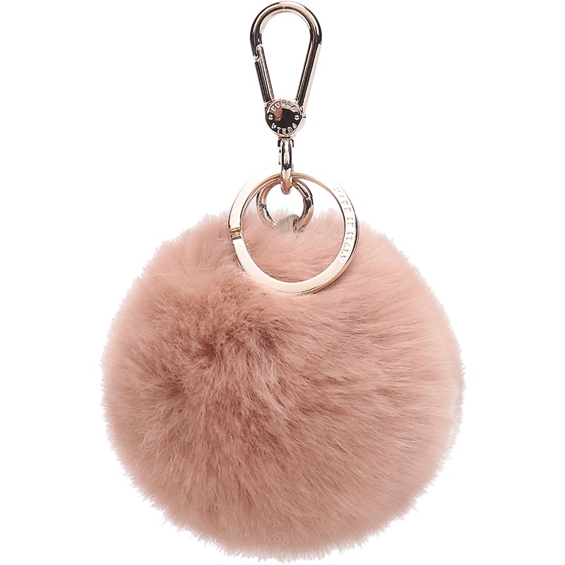 FURLA 芙拉 女士BUBBLE系列浅粉色混纺钥匙扣挂饰 997853 R RU45 ECP