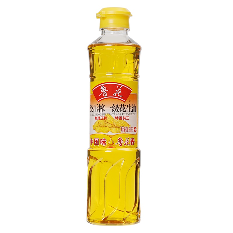鲁花5S压榨一级花生油500ml 物理压榨食用油 鲁花集团出品