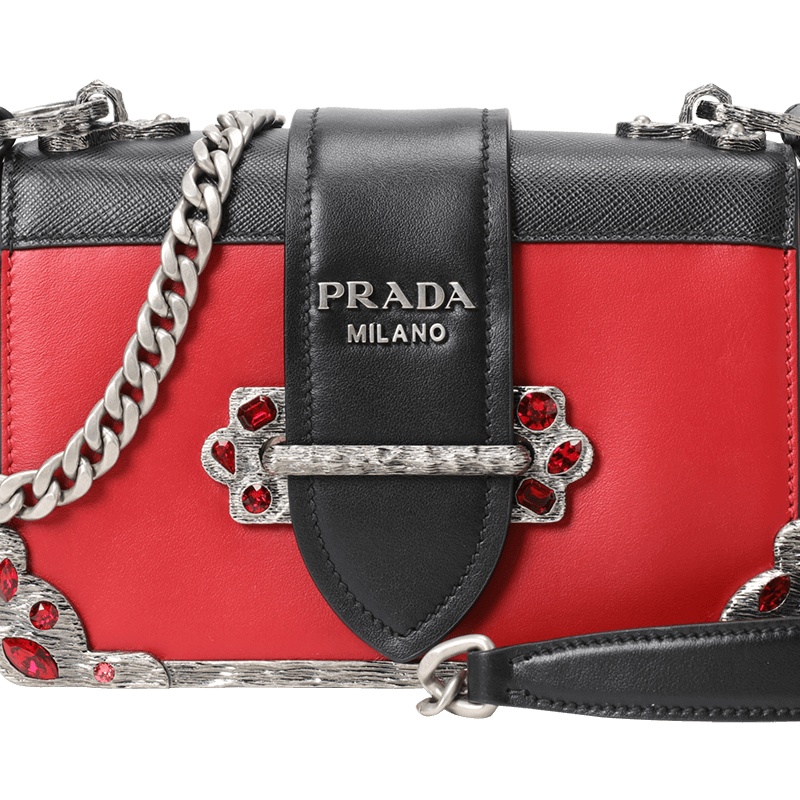 Prada Cahier 单肩包 1BH018 CKH