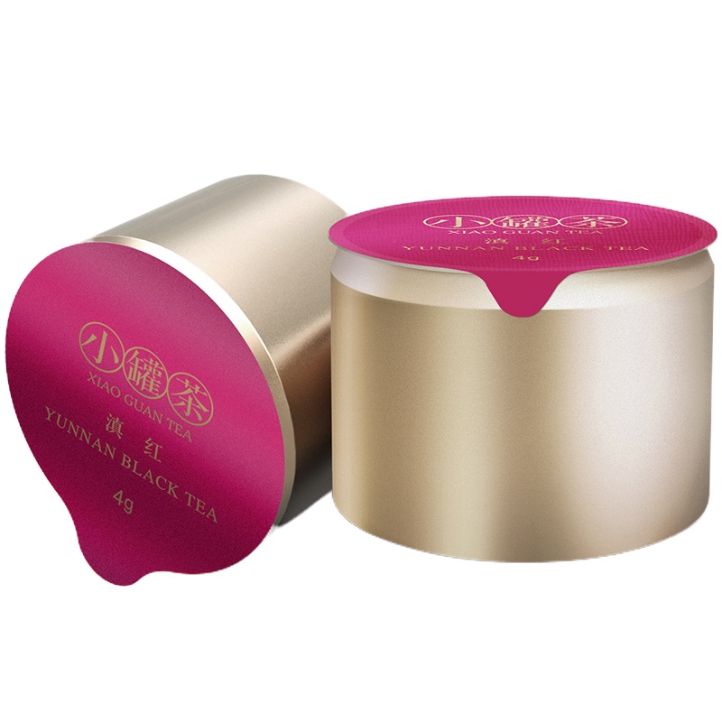 小罐茶(XIAO GUAN TEA)特级滇红茶红茶茶叶礼盒金罐10罐装40g