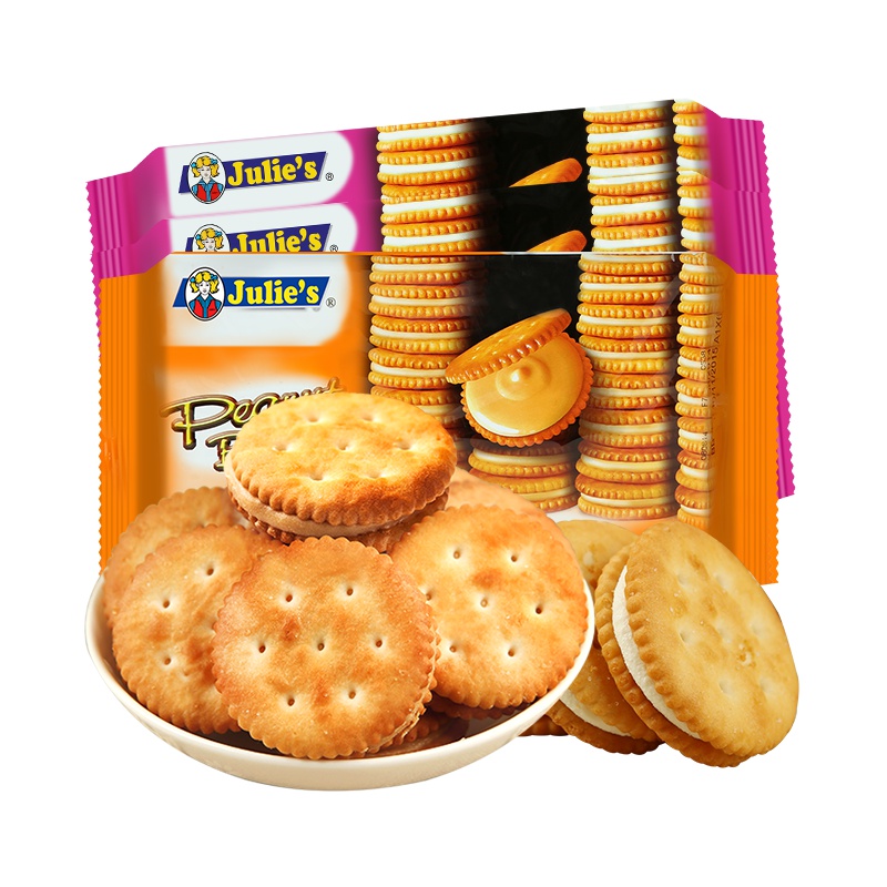 Julies茱蒂丝花生酱135g*2袋+乳酪125g*1袋