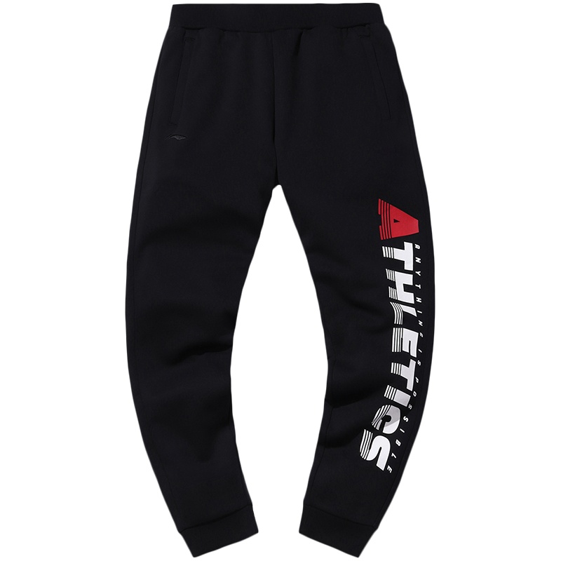 李宁运动时尚系列男子收口卫裤AKLP995-4