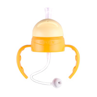 安配奶瓶转换学饮杯吸管组带重力球贝亲玻璃PPSU宽口奶瓶吸管配件AP3028-粉