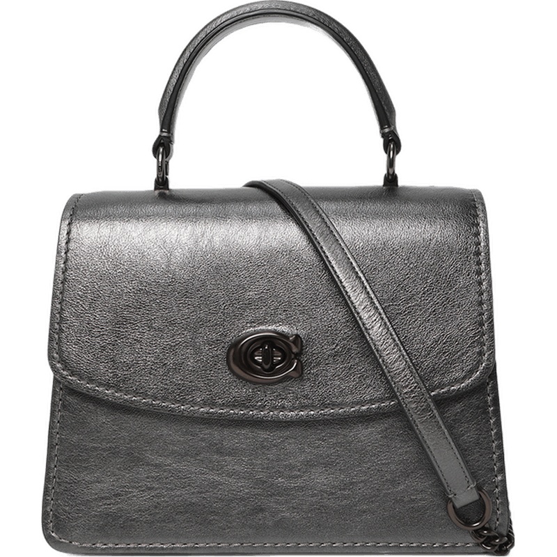 COACH 蔻驰 奢侈品 女士专柜款PARKER系列光滑皮革手提包单肩斜挎包 79587