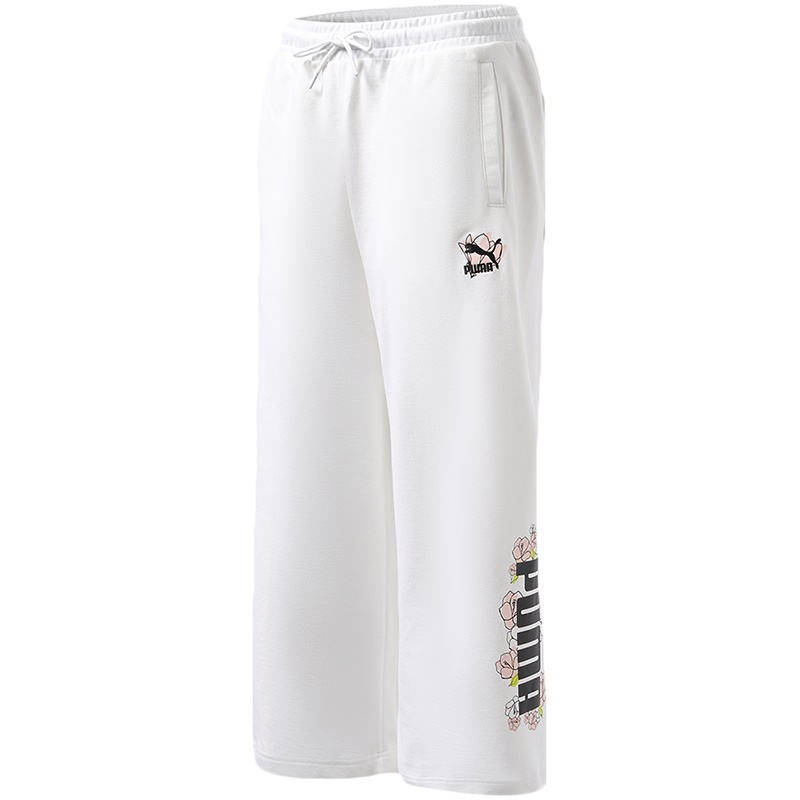 PUMA彪马女裤古力娜扎同款运动裤休闲阔腿裤针织长裤