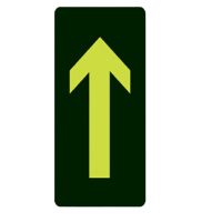 消防地贴箭头指示标识 29*14cm