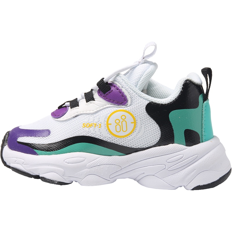 新品佳亲(SOFTKIDS)儿童运动休闲鞋 时尚颜色拼接SF881251