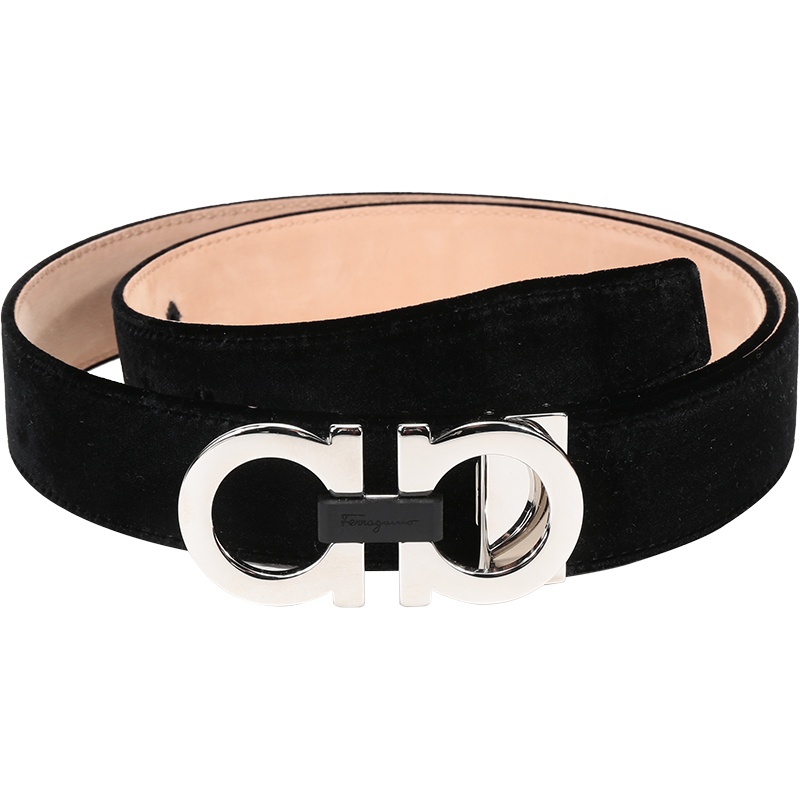 Salvatore Ferragamo 菲拉格慕 男士织物板扣式腰带 67A212