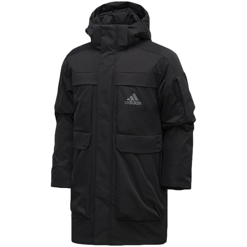 【自营】阿迪达斯男服羽绒服户外连帽保暖防风休闲运动服GN9836