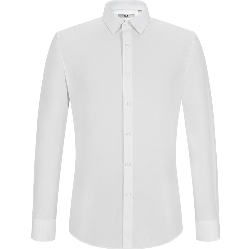 HLA海澜之家简约易打理长袖衬衫2019秋季修身正装衬衫男HNCAD3R079A