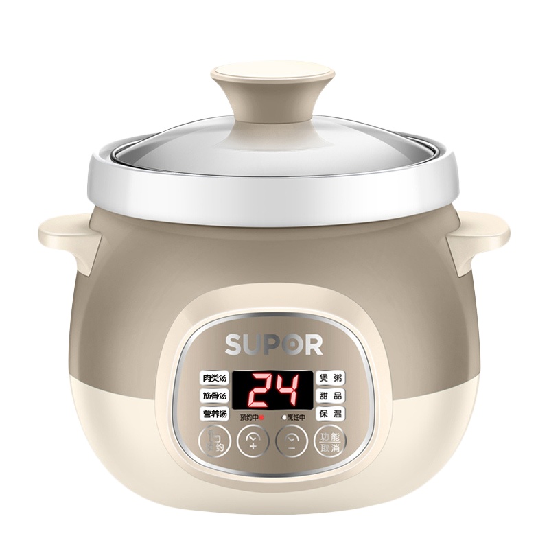 苏泊尔（SUPOR）电炖锅1.5L容量多功能电炖盅煲汤锅炖汤锅煮粥锅燕窝炖盅微电脑控制双层防烫自动保温DG15YC818
