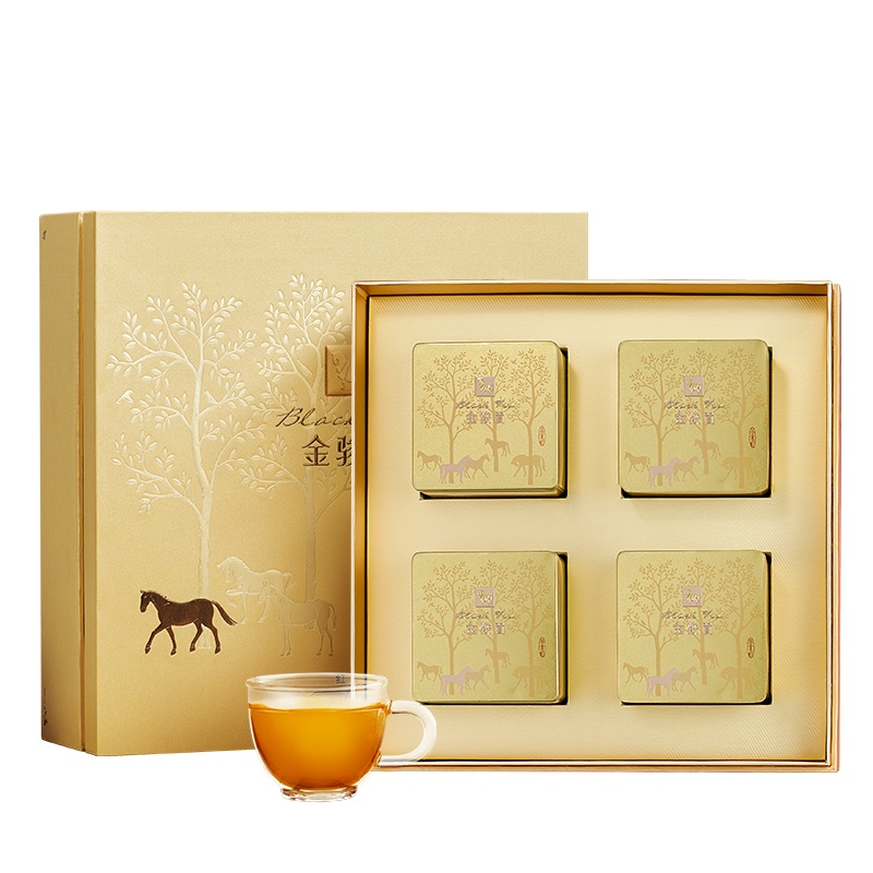 八马茶叶 金索红500系列 武夷特级红茶金骏眉 礼盒装160g